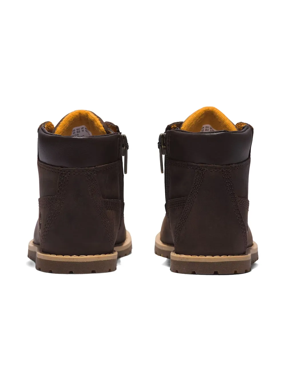 Timberland Kids leather ankle boots Brown