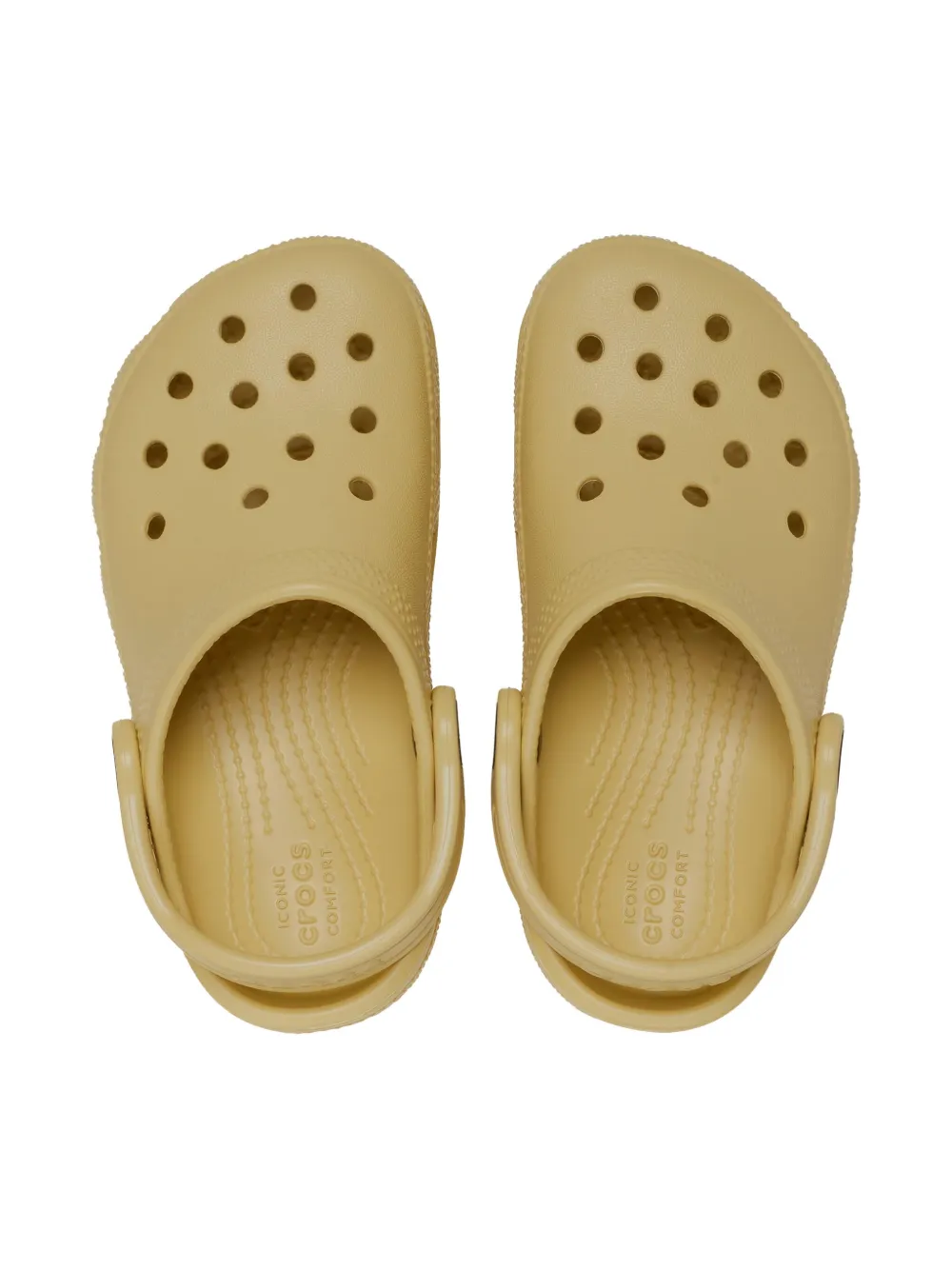 Crocs Kids Geperforeerde klompen - Beige