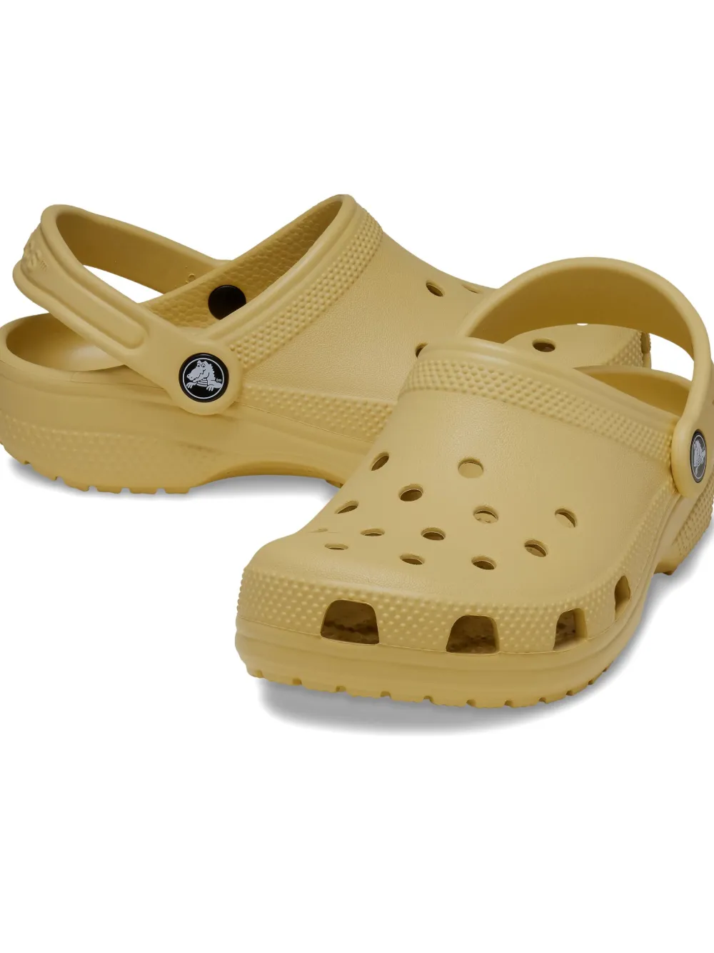 Crocs Kids Geperforeerde klompen Beige