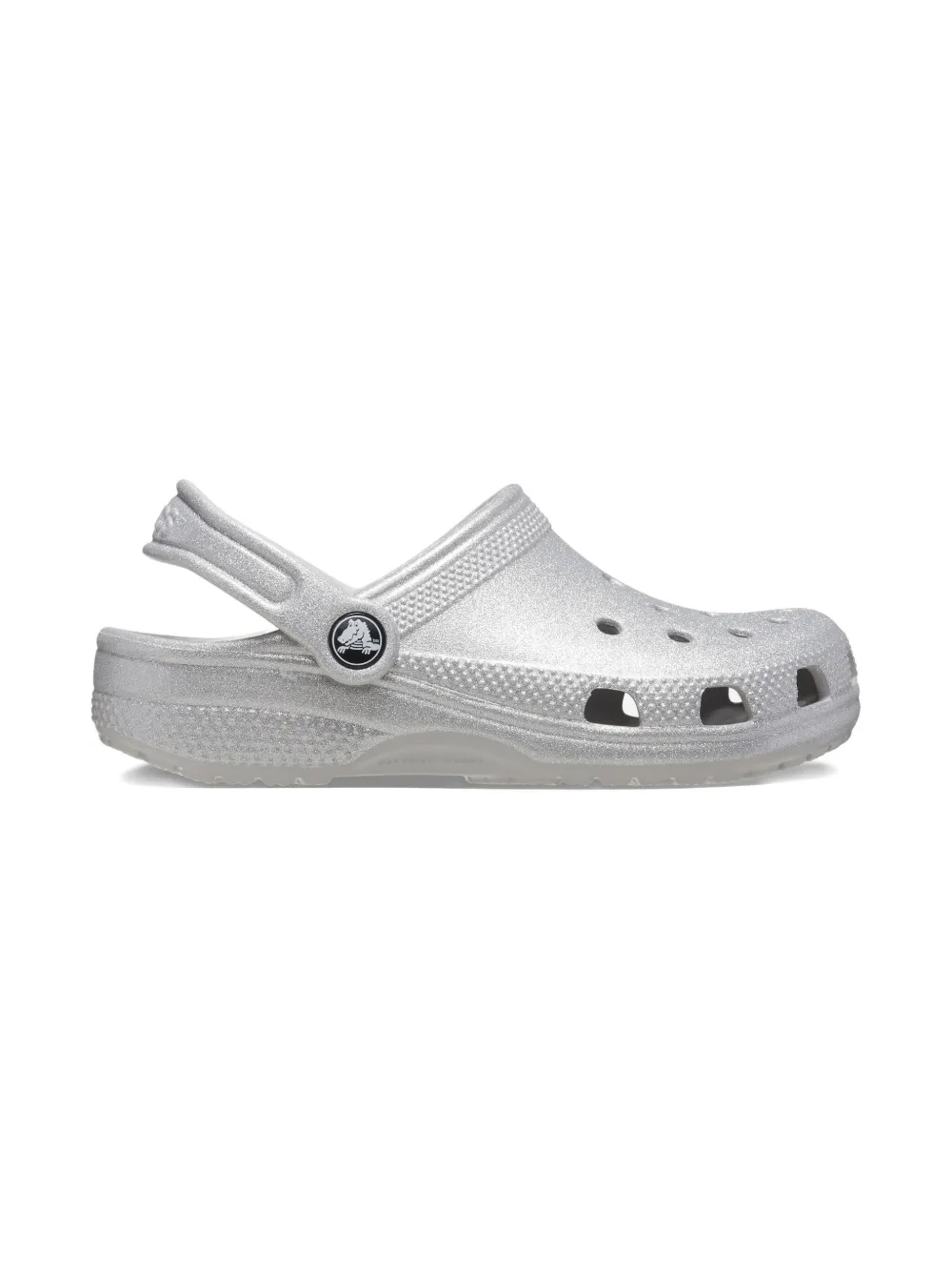 Crocs Kids glitter-detail clogs Grey