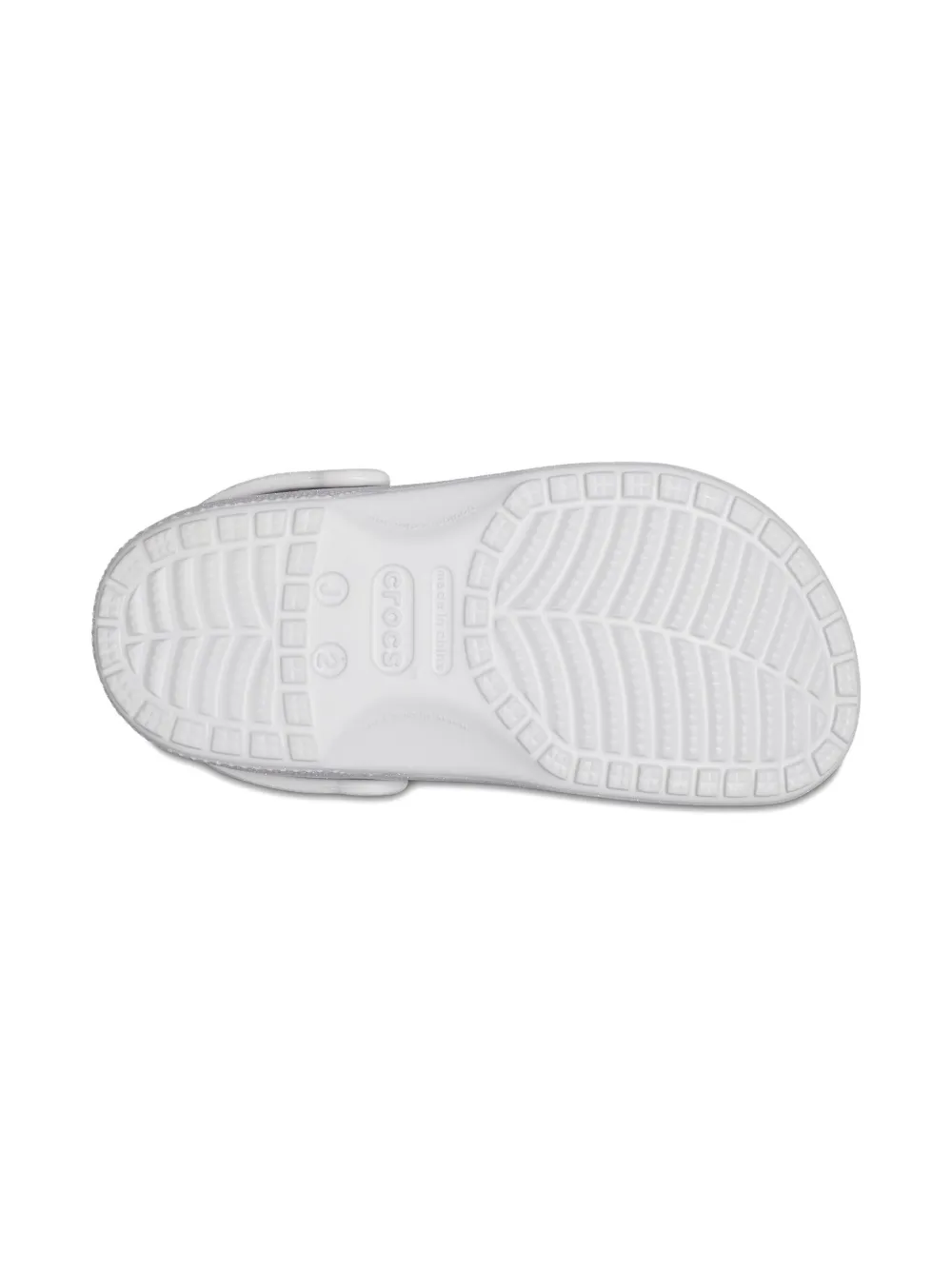 Crocs Kids glitter-detail clogs Grey