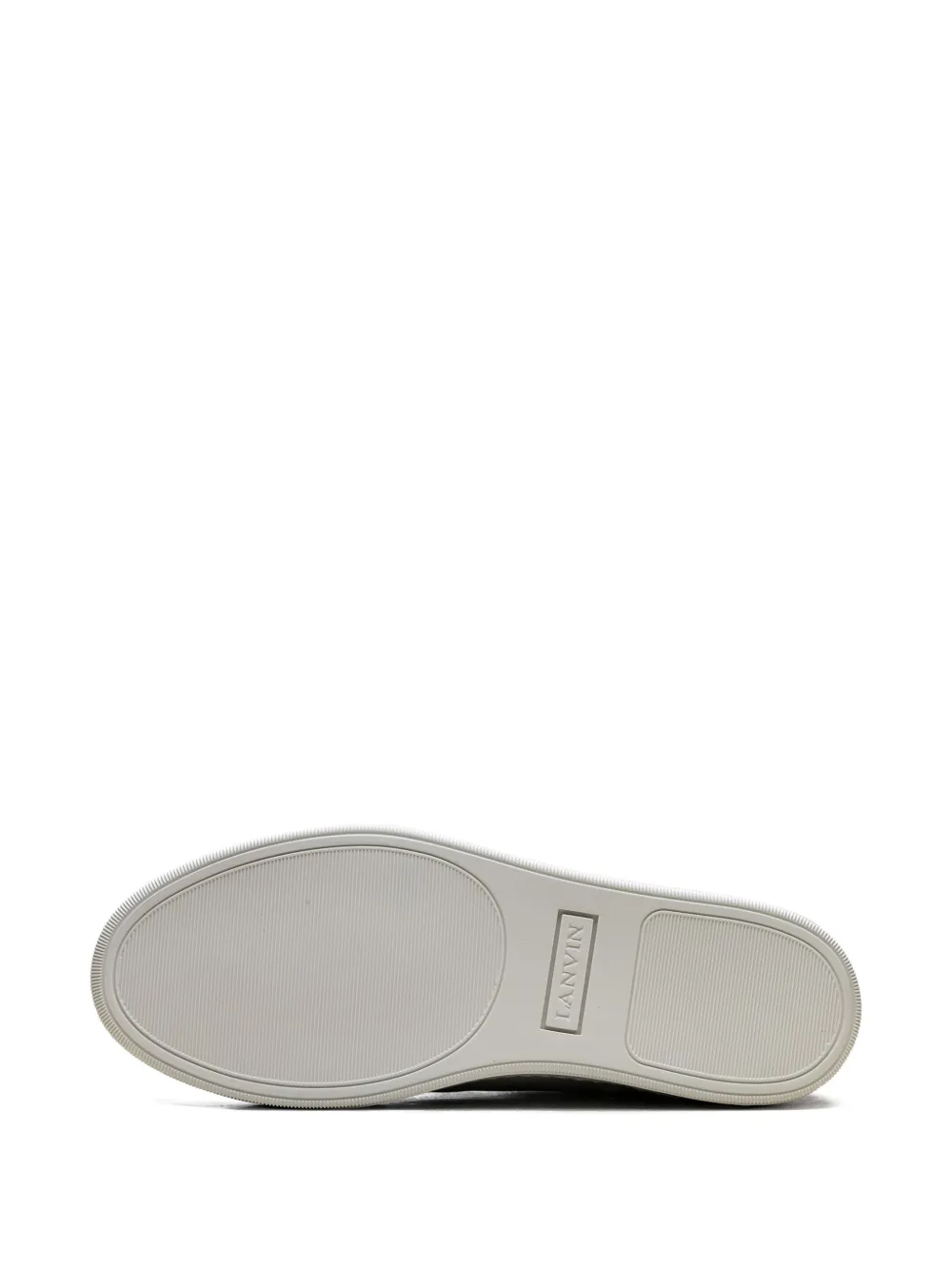 Lanvin "Metallic Grey" sneakers met logoprint Grijs