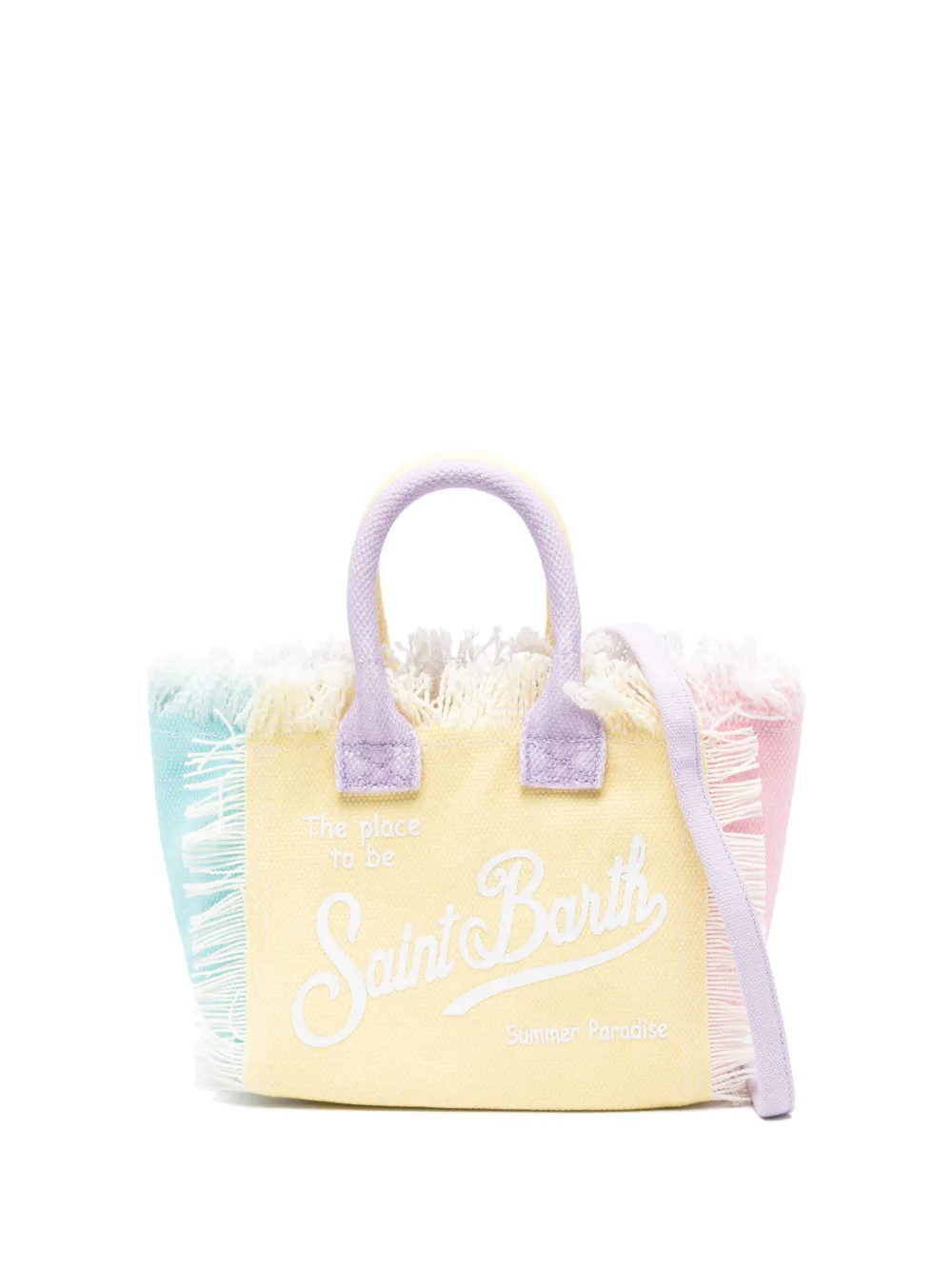 MC2 Saint Barth Kids Vanity ハンドバッグ ミニ - イエロー MC2 Saint Barth Kids Vanity ハンドバッグ ミニ - イエロー