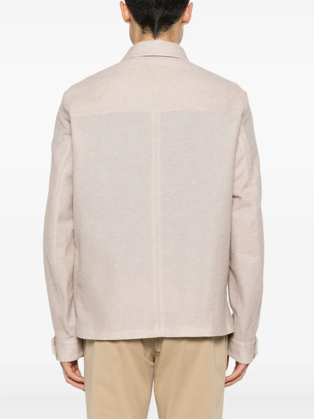 Herno Katoenen shirtjack Beige