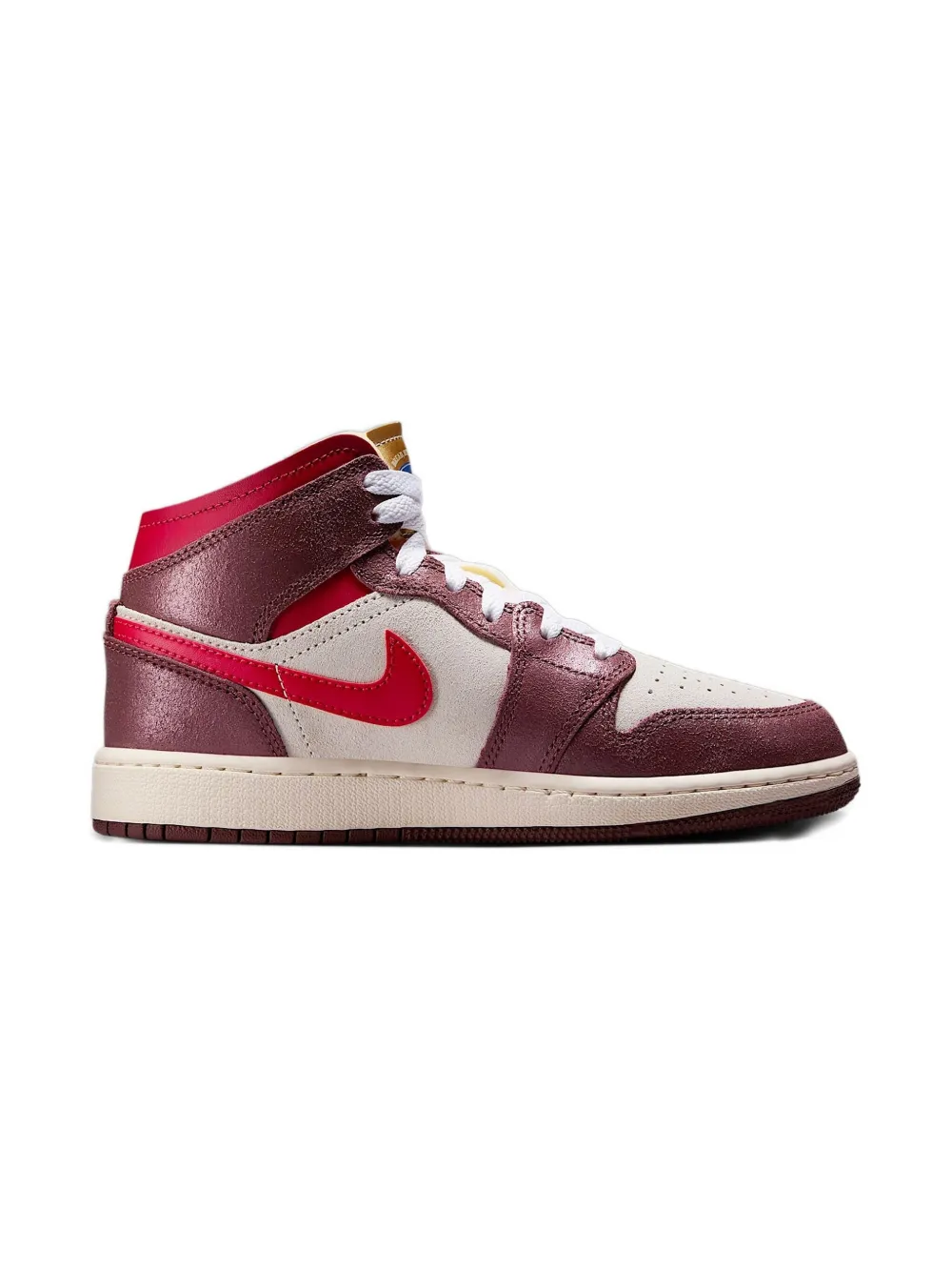 Jordan Kids Jordan 1 Mid SE GS Bread, Butter & Sole sneakers - Rood