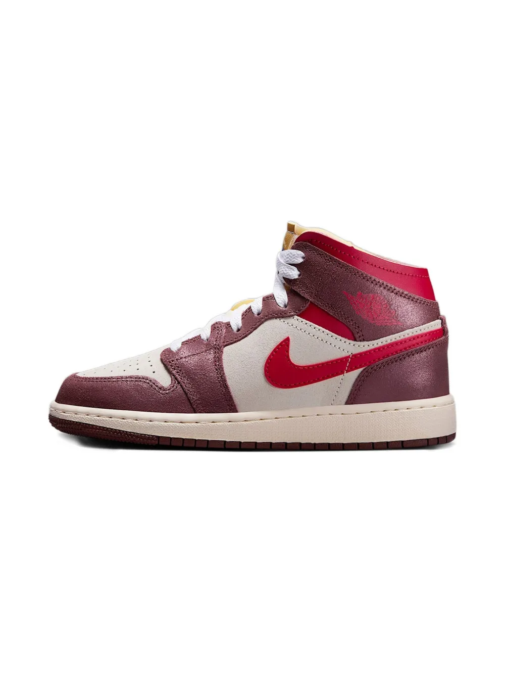 Jordan Kids Jordan 1 Mid SE GS "Bread Butter & Sole" trainers Red