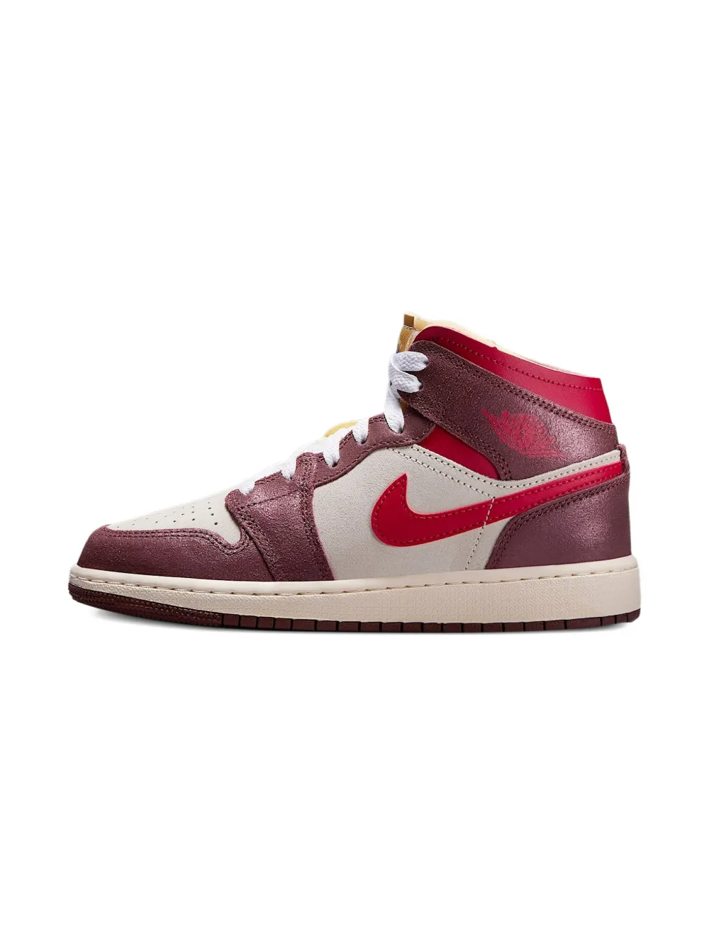 Jordan Kids Jordan 1 Mid SE GS "Bread Butter & Sole" trainers Red