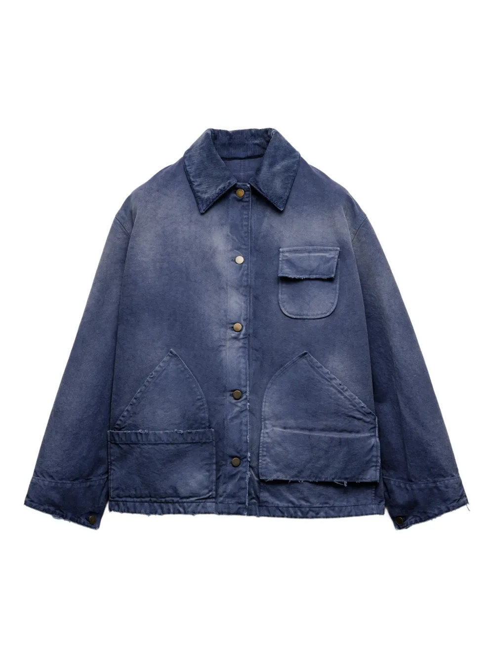 Prada Canvas jack met wassing Blauw