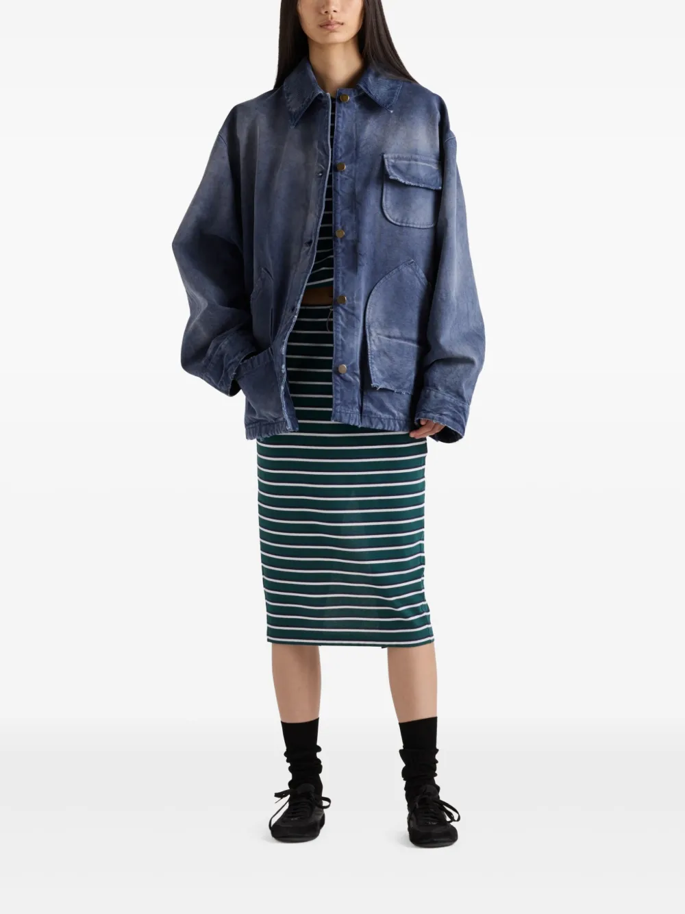Prada washed canvas jacket | Military Jackets | Image 2