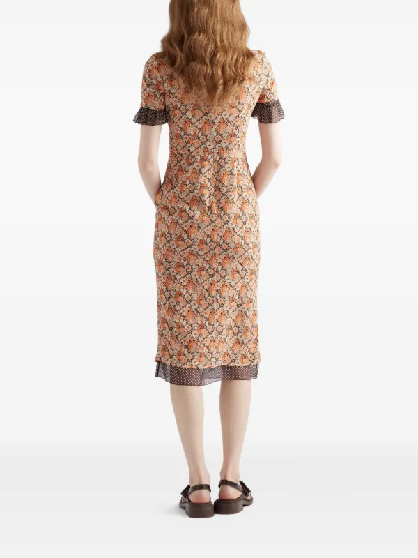 ワンピース PRADA DRESS (133319SOOO17XE F0009) PRADA White cotton reversibile mini dress 133319SOOO17XE