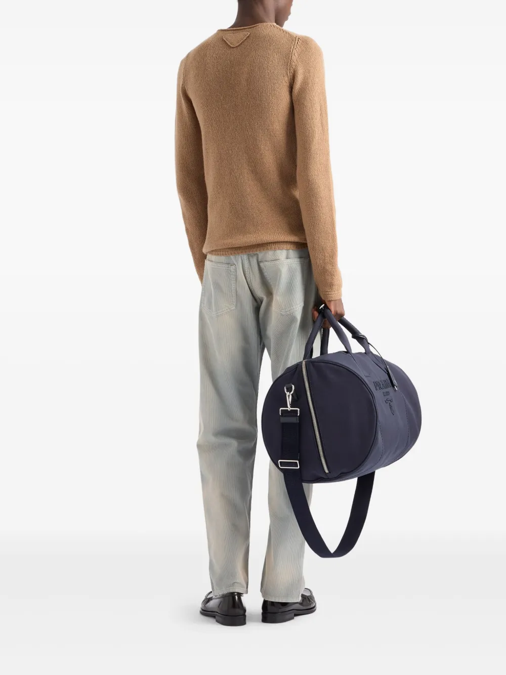 Prada Kasjmier trui met ronde hals Bruin
