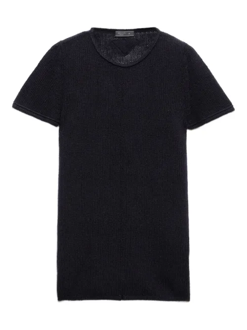 Prada t-shirt en cachemire - Bleu - Prada - Modalova
