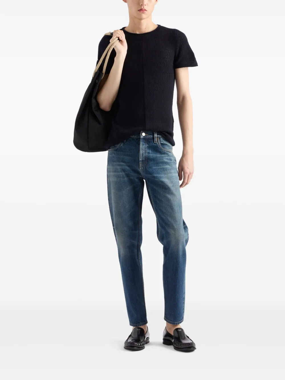Prada Kasjmier T-shirt - Blauw