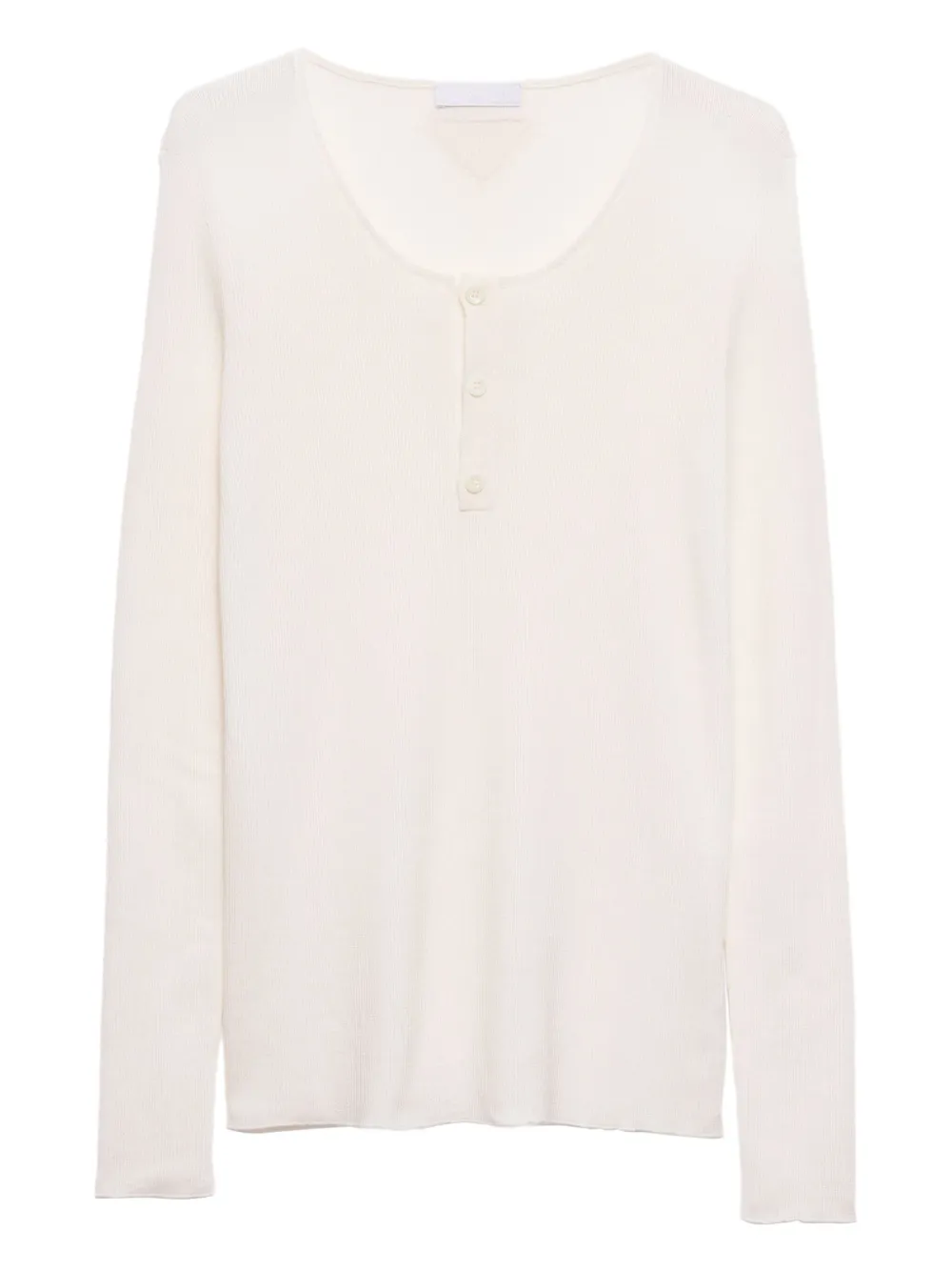 Prada round-neck cashmere jumper | Neutrals | Image 1