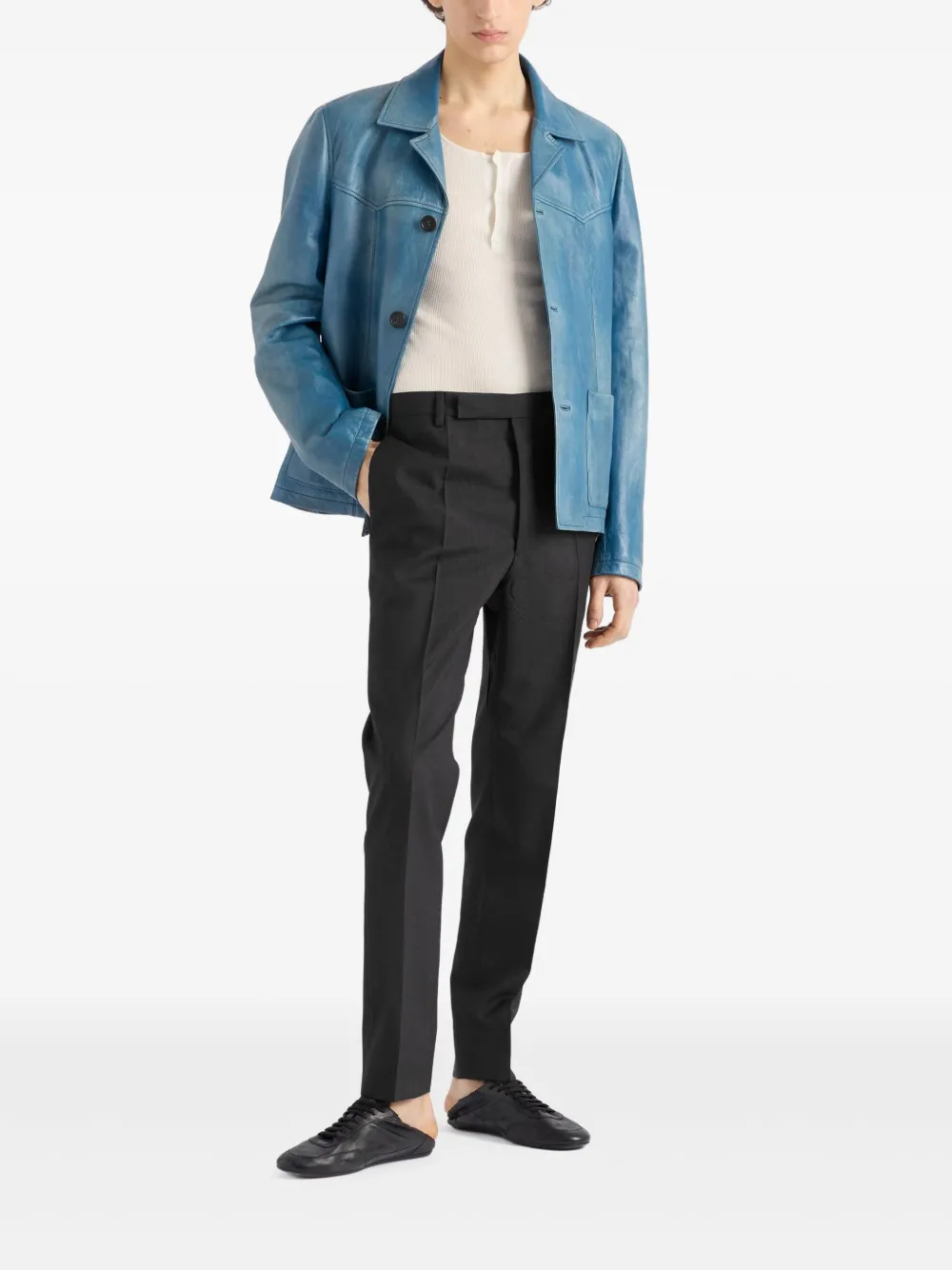 Prada round-neck cashmere jumper | Knitted Sweaters | Image 2