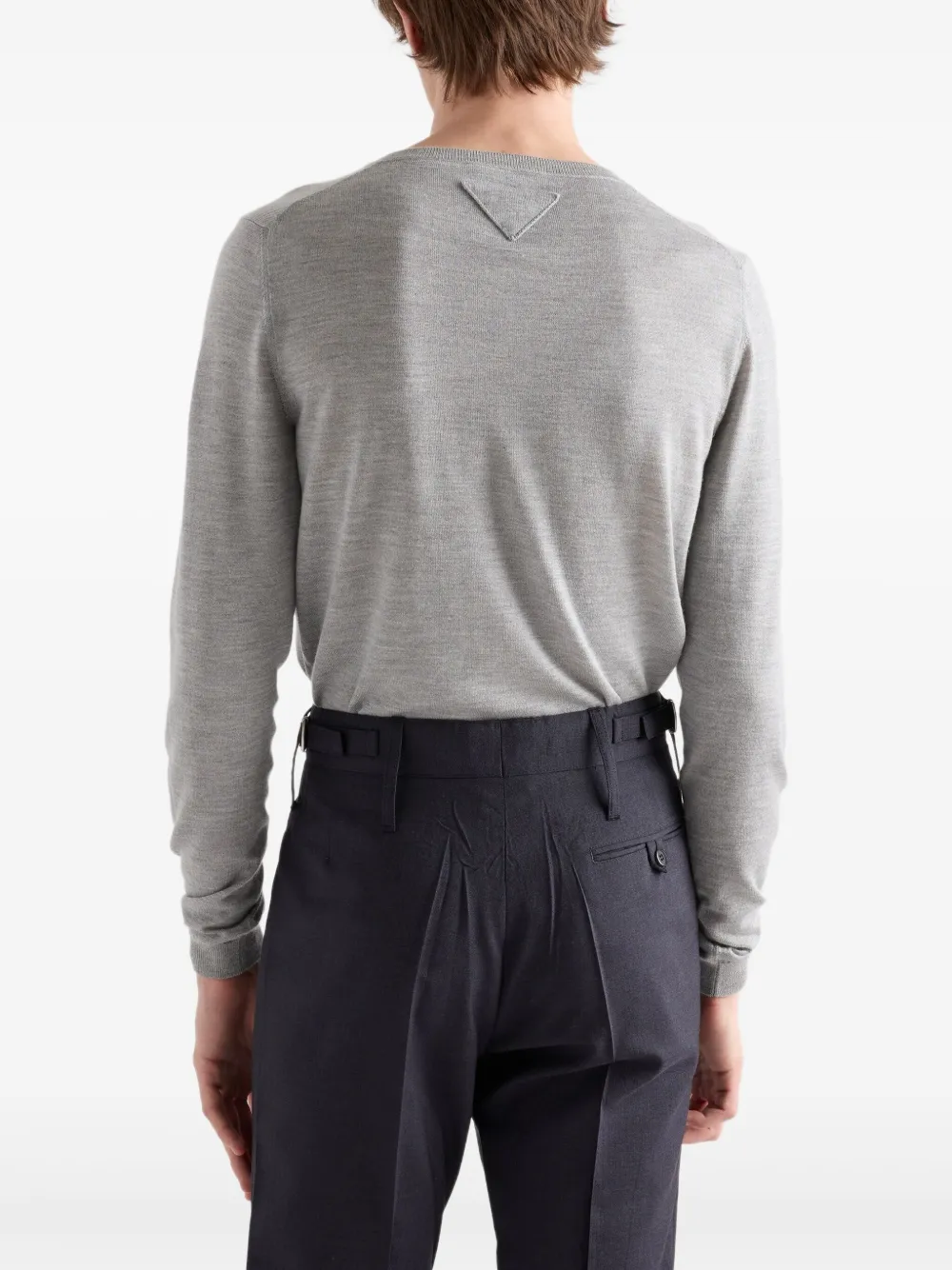 Prada Kasjmier sweater Grijs