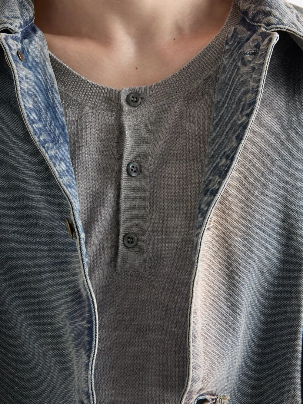 Prada Kasjmier sweater Grijs