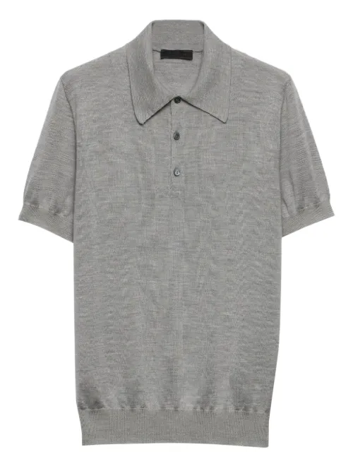 Prada polo en cachemire - Gris - Prada - Modalova