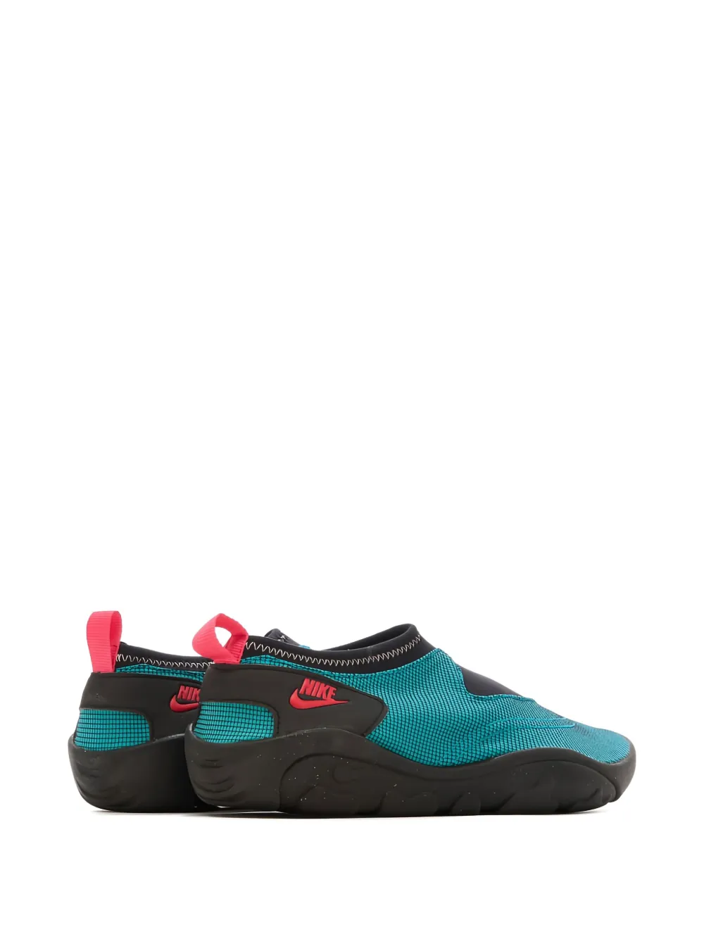 Nike Aqua Turf "Turbo Green Black Washed Coral Team Scarlet" sneakers