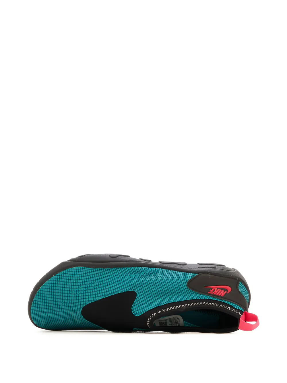 Nike Aqua Turf "Turbo Green Black Washed Coral Team Scarlet" sneakers