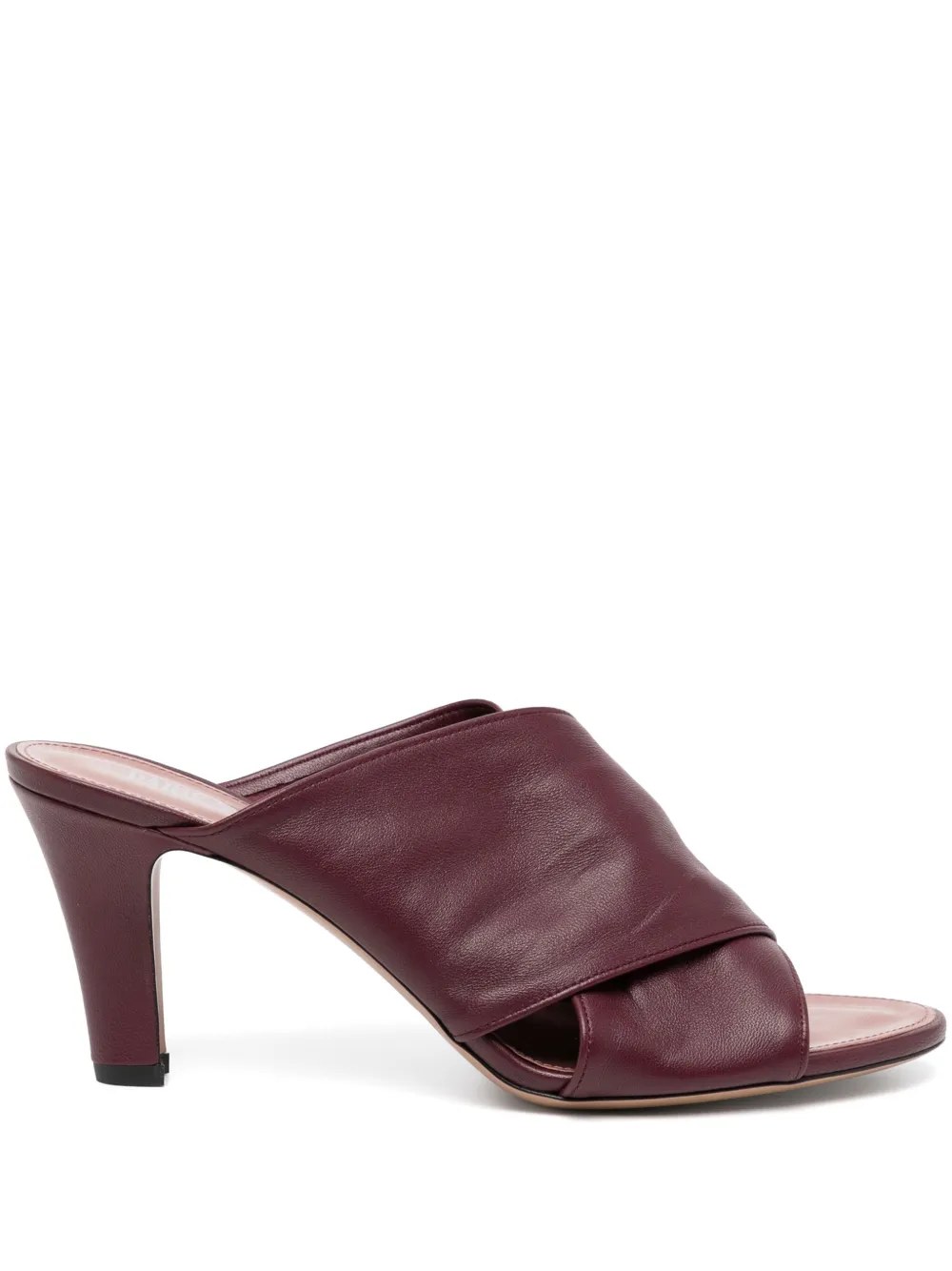 Paris Texas 90 mm leren sandalen Rood