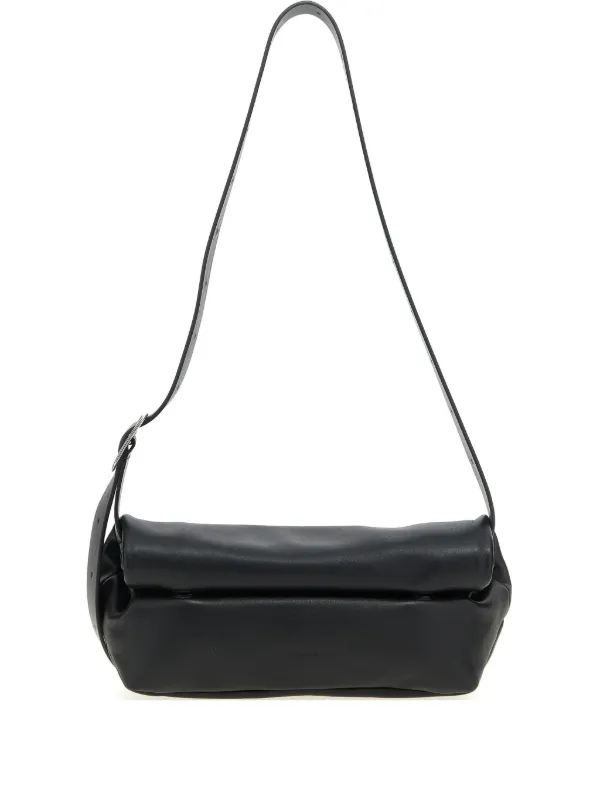 【Jil Sander】Small Roll Up Crossbody Bag Black 29642408_58675972_600.jpg