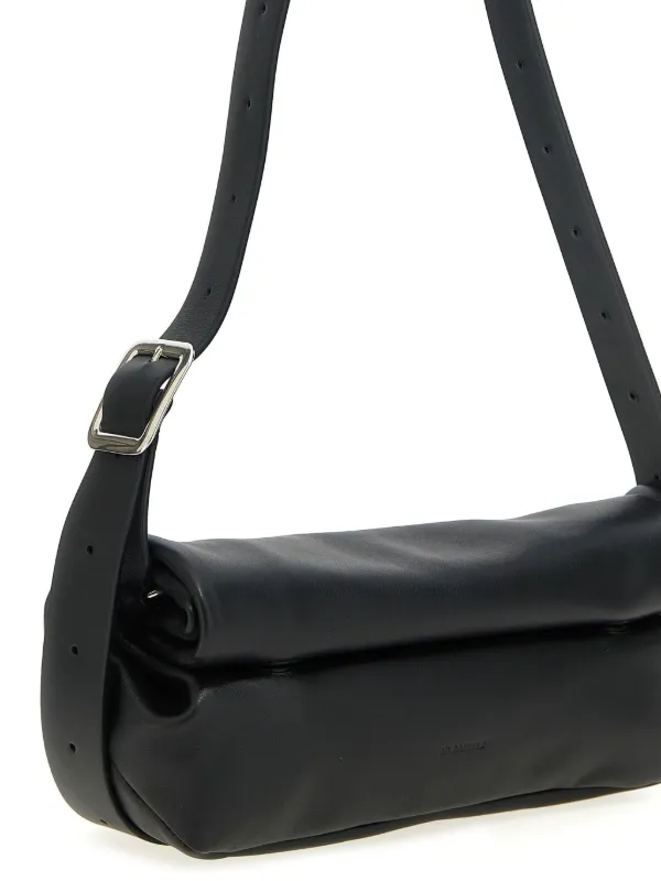 【Jil Sander】Small Roll Up Crossbody Bag Black 29642408_58675972_600.jpg