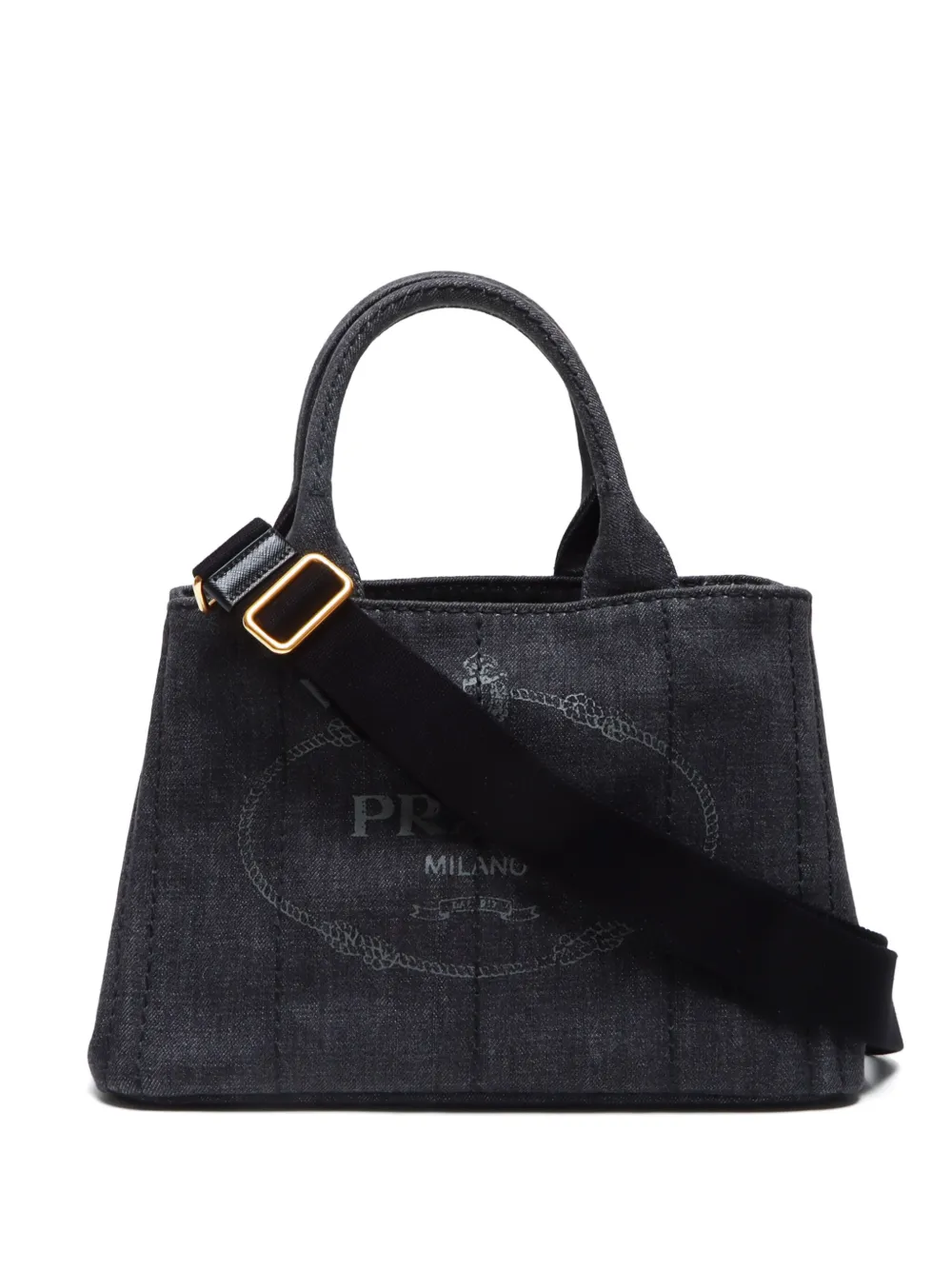 Prada Pre-Owned 2000-2020 Canapa S two-way tote bag | Black | Image 1