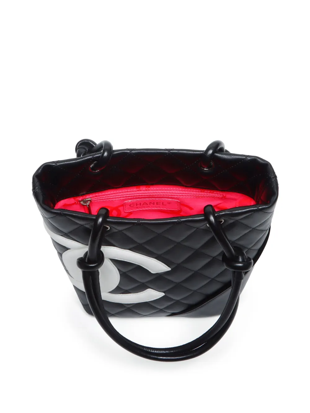 Pre-owned Chanel 2003-2004 Cambon Ligne Tote Bag In Black