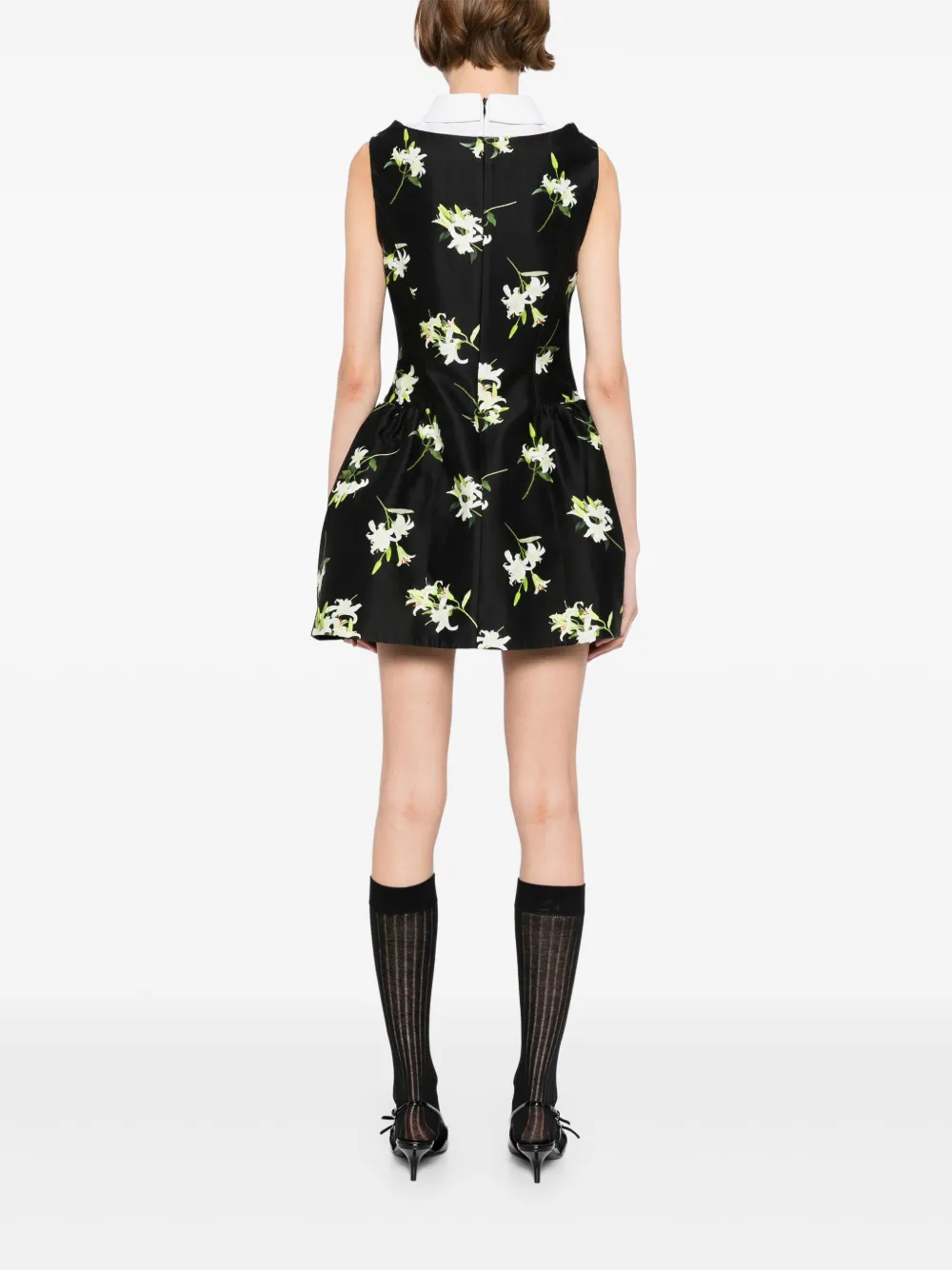Shop Shushu-tong Floral-print Dress