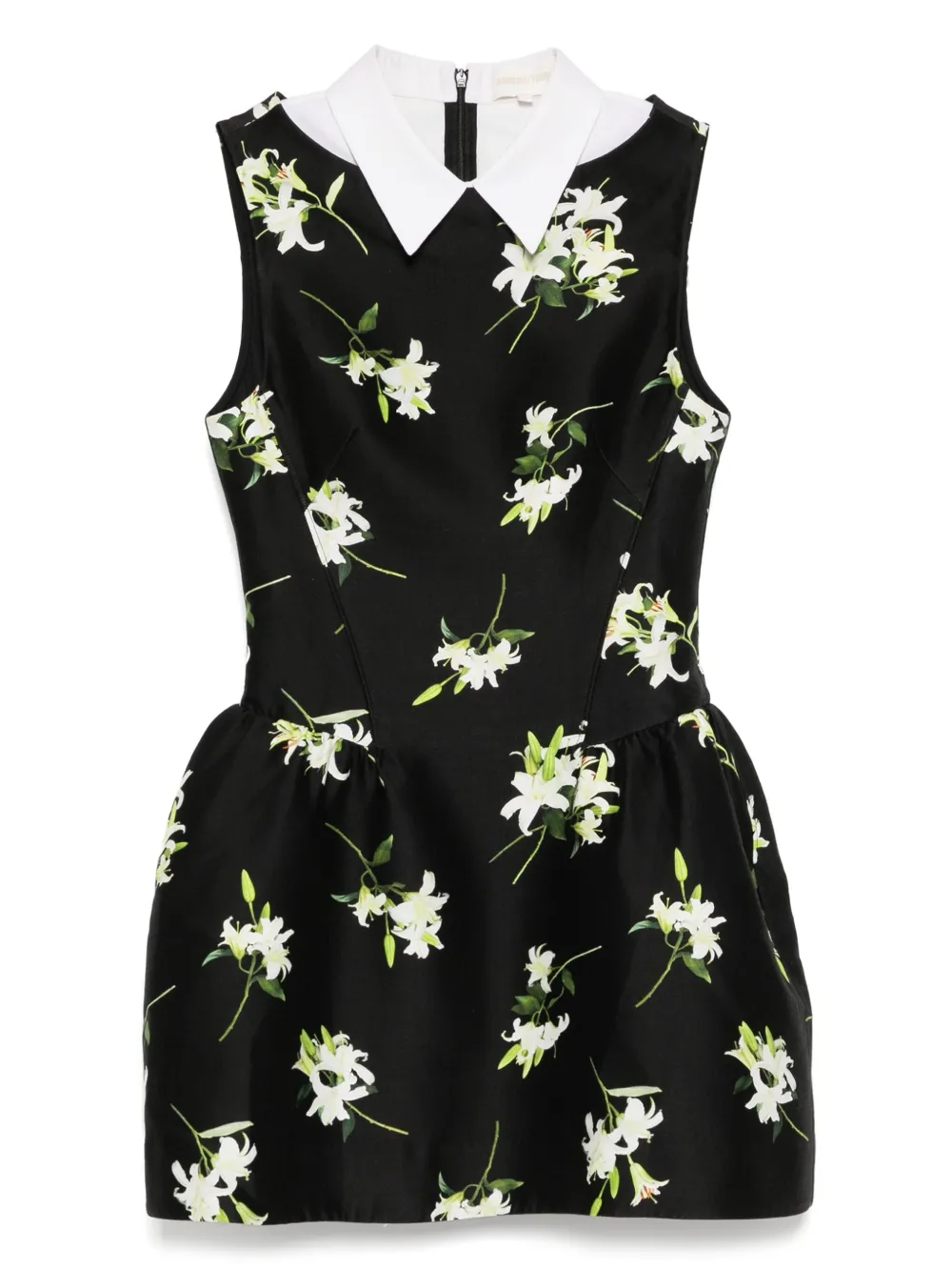 SHUSHU/TONG floral-print dress - ブラック SHUSHU/TONG floral-print dress - ブラック