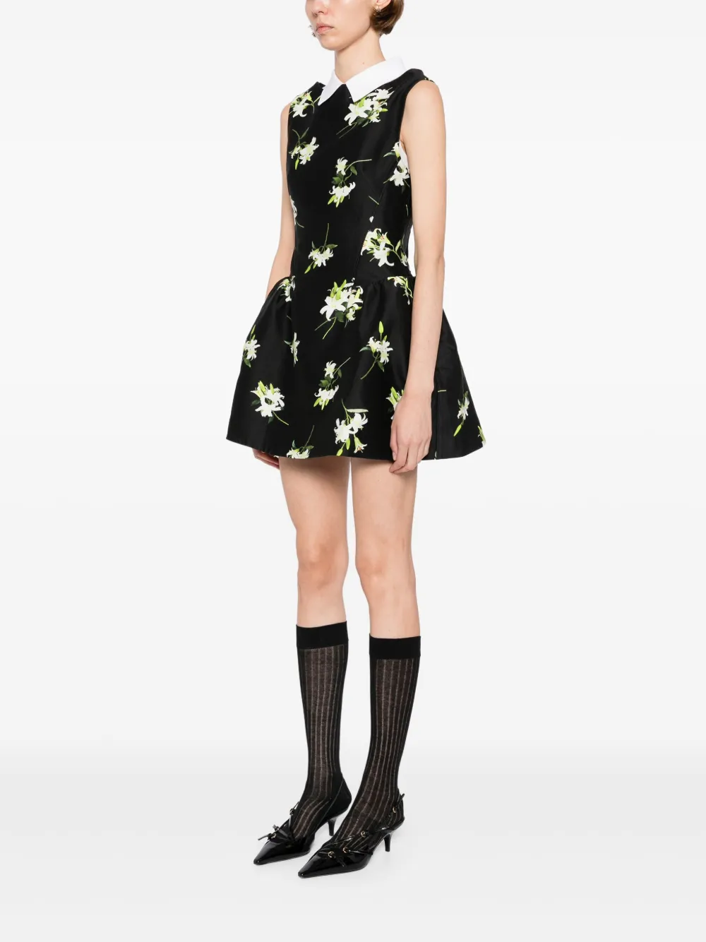 Shop Shushu-tong Floral-print Dress
