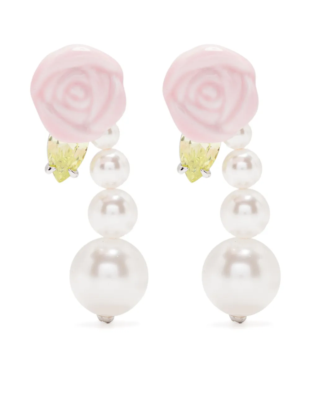 x YVMIN pearl earrings