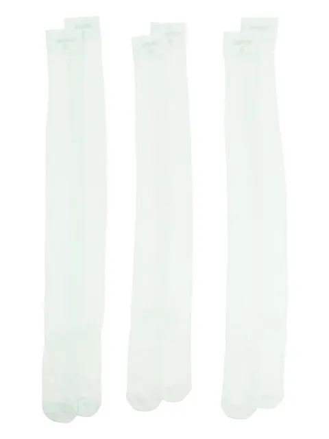 SHUSHU/TONG logo-print socks (set of 3)