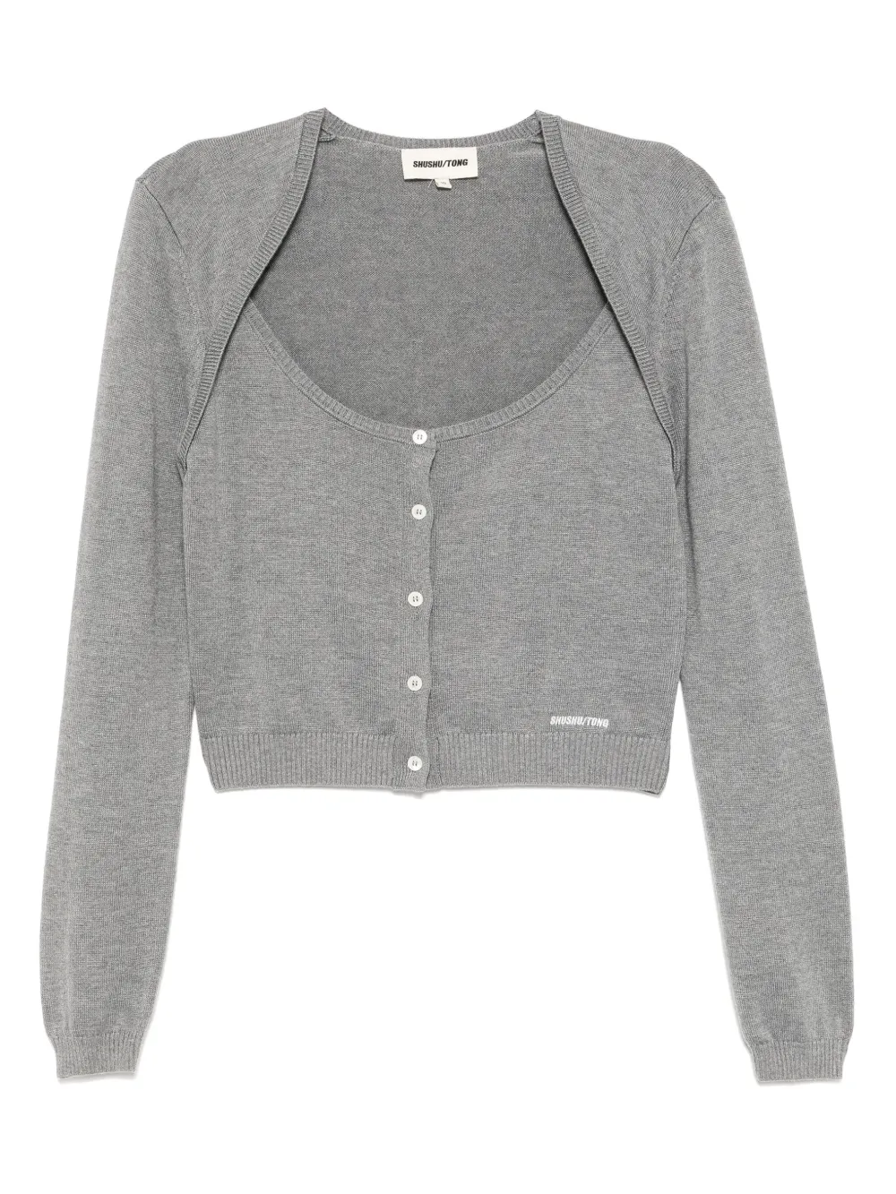 silk-cashmere cardigan