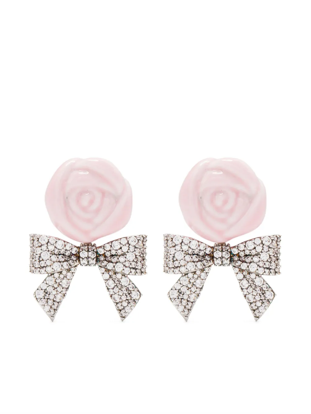 x YVMIN bow earrings