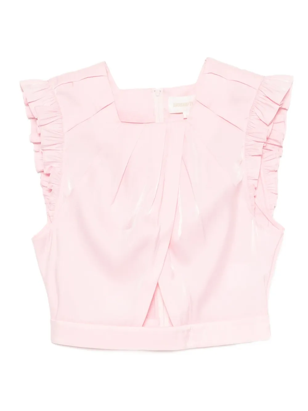 SHUSHU/TONG Canotta plissettata - Rosa