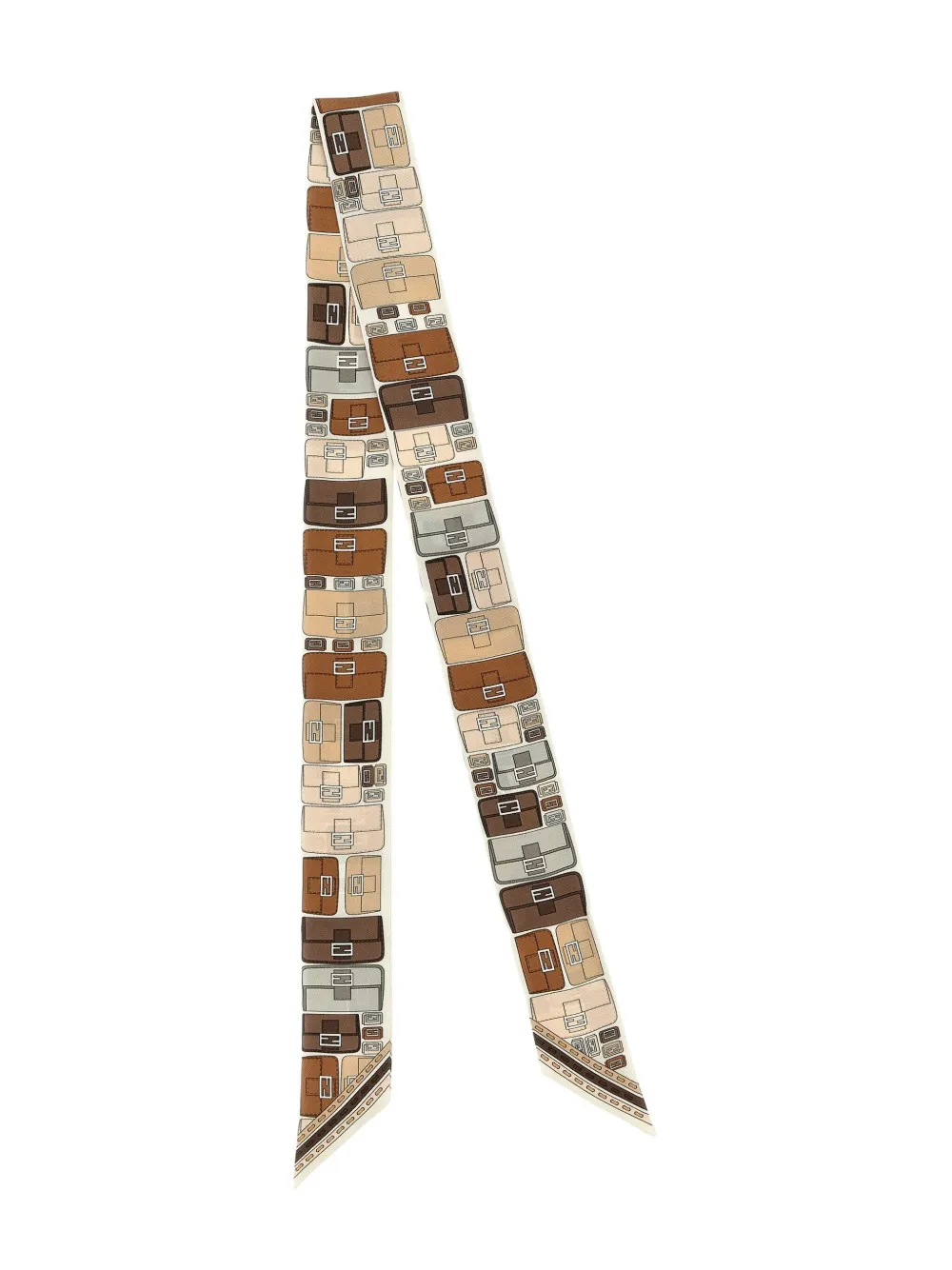 FENDI WRAPPY SILK SCARF