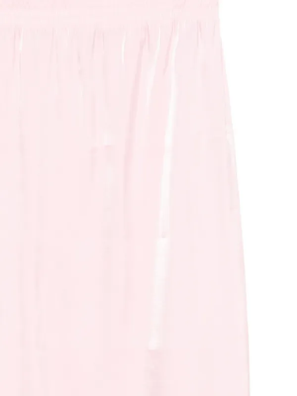 SHUSHU/TONG shirred-waist Skirt | Pink | FARFETCH PH
