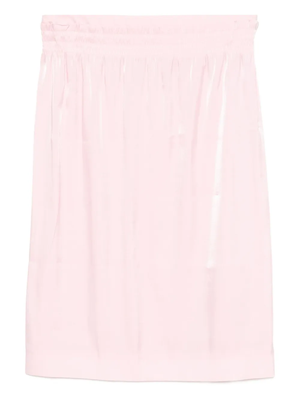 SHUSHU/TONG falda con cintura fruncida | rosado | Image 1