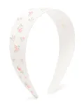 SHUSHU/TONG ceramic rose headband - White