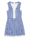 SHUSHU/TONG checked dress - Blue