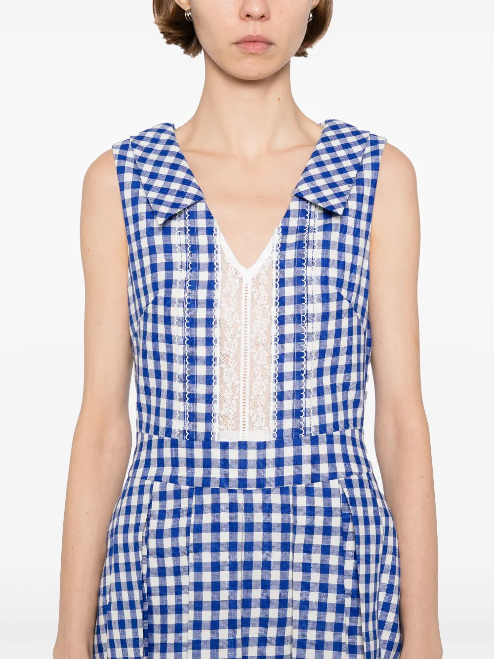 Shushu-tong Checked Dress