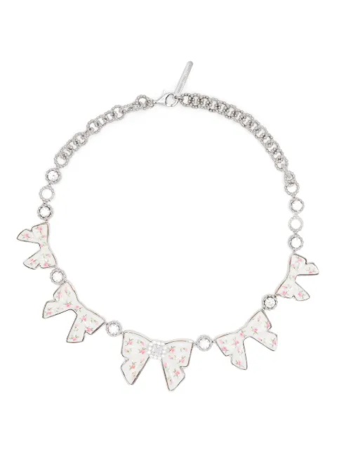 SHUSHU/TONG x YVMIN bow necklace