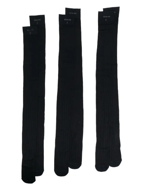 SHUSHU/TONG logo-print socks (set of 3)
