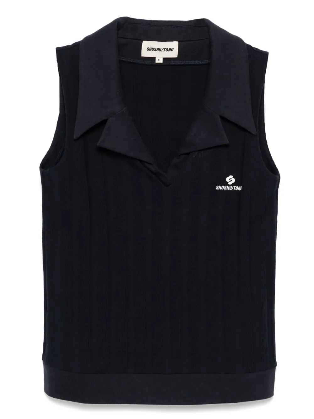 SHUSHU/TONG sleeveless top - ブルー SHUSHU/TONG sleeveless top - ブルー