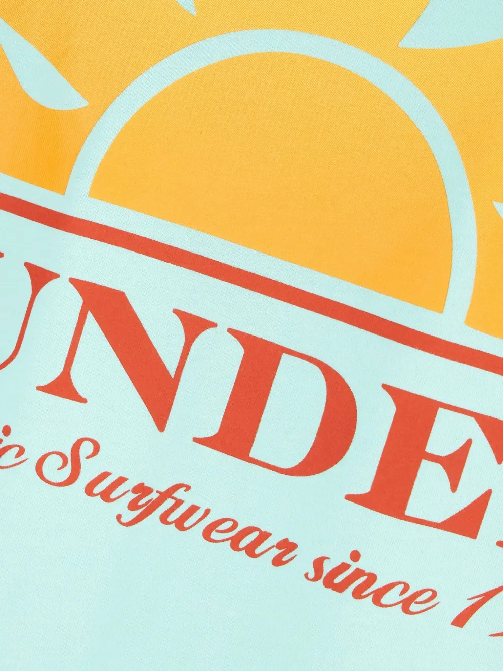 Sundek New Herbert T-shirt met logo zak Blauw