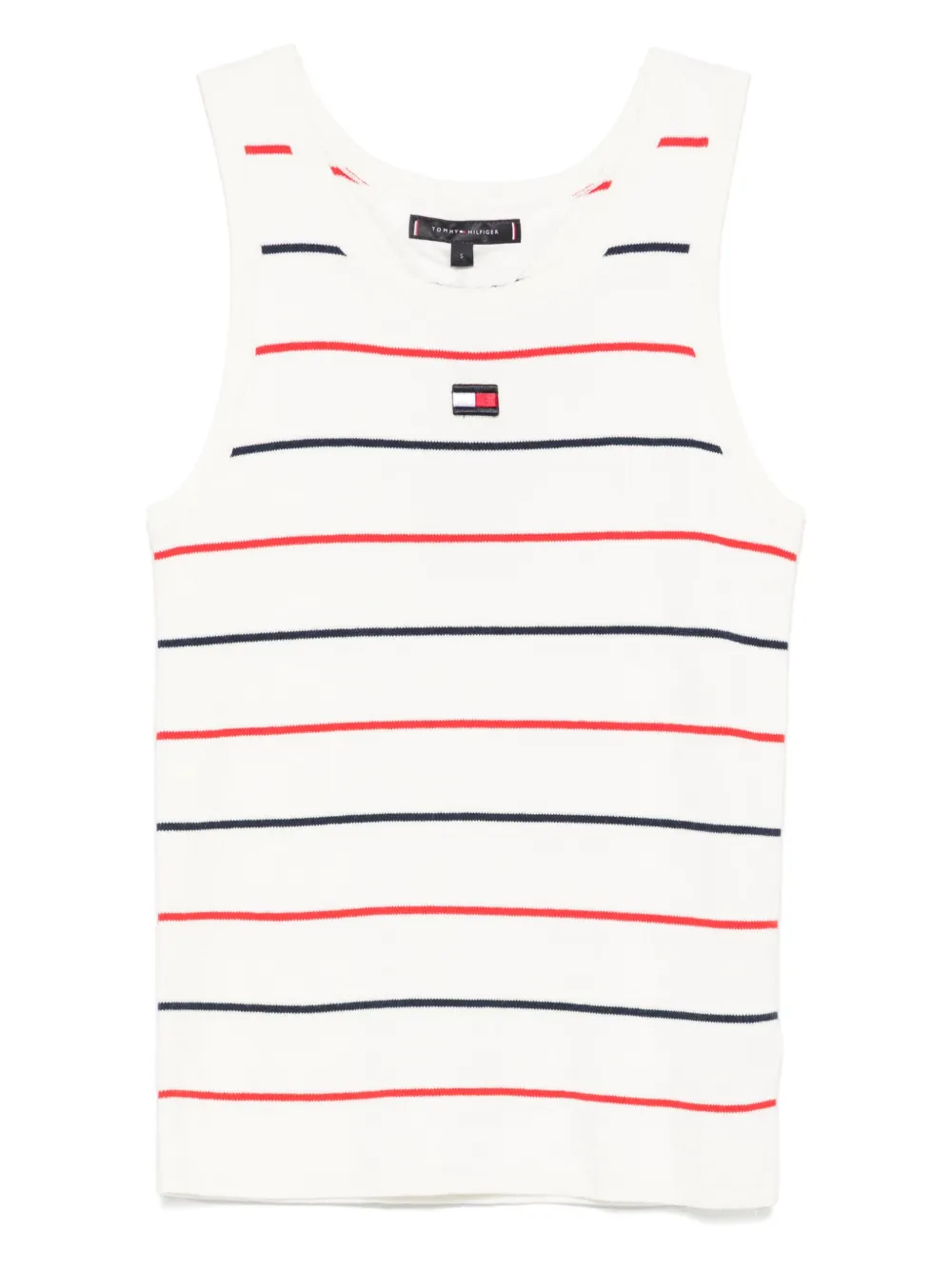 Tommy Hilfiger striped vest | White | Image 1