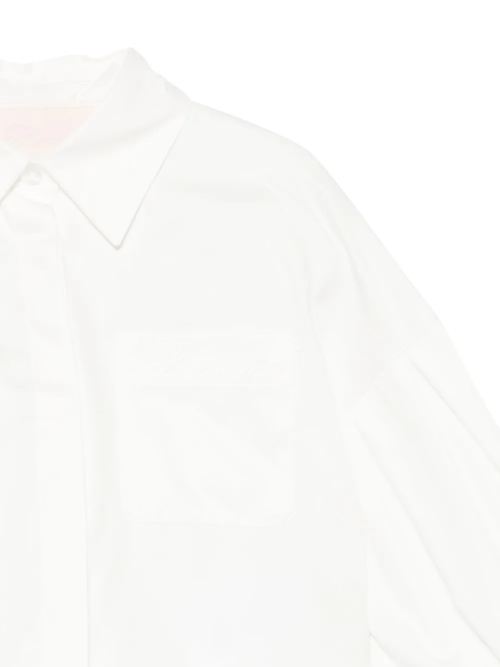 Miss Blumarine Shirt met geborduurd logo Wit
