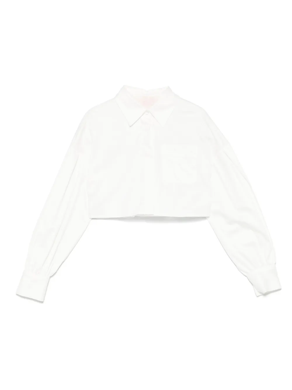 Miss Blumarine ロゴ シャツ - ホワイト Miss Blumarine ロゴ シャツ - ホワイト